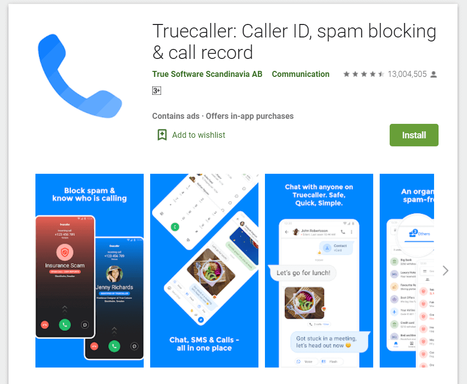 Trucaller كيفية حظر رقم هاتف على Android