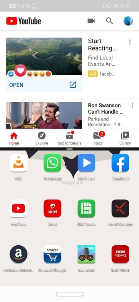 Two-rectangular-boxes-one-on-top-of-the-other-473x1024-1 كيفية استخدام وضع تقسيم الشاشة على Android