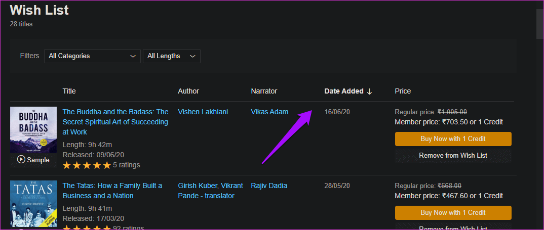 View-Wishlists-on-Audible-13_4d470f76dc99e18ad75087b1b8410ea9 كيفية عرض قائمة الرغبات في Audible على أي جهاز