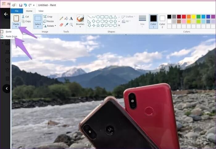 كيفية وضع صورة شفافة على أخرى في Paint و Paint 3D - %categories