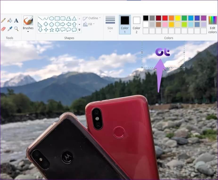 add-transparent-image-over-another-picture-in-paint-and-paint-3d-9_4d470f76dc99e18ad75087b1b8410ea9 كيفية وضع صورة شفافة على أخرى في Paint و Paint 3D