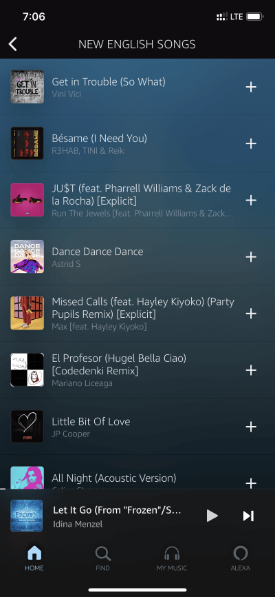 amazon-new-songs_4d470f76dc99e18ad75087b1b8410ea9 Spotify مقابل Amazon Music: ما هي خدمة بث الموسيقى الأفضل
