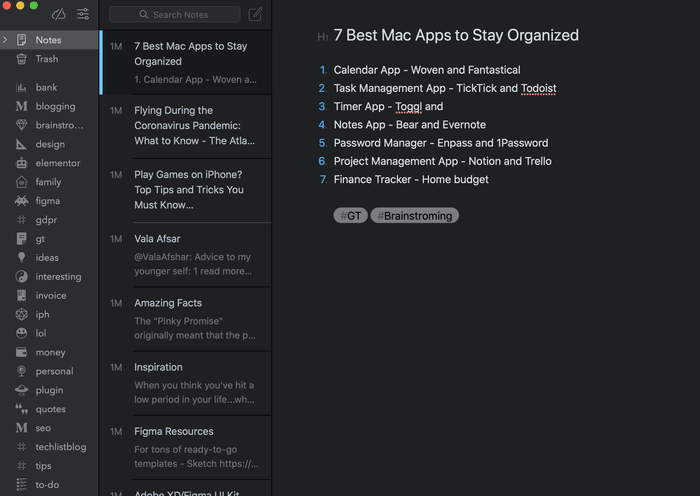 bear-notes-desktop_935adec67b324b146ff212ec4c69054f OneNote مقابل Bear Notes: أي تطبيق تدوين ملاحظات أفضل على Mac