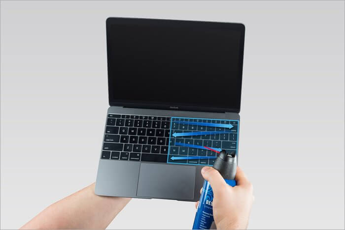 clean-macbook-keyboard_935adec67b324b146ff212ec4c69054f كيفية إصلاح تكرار الرسائل أو مشكلة التباعد المزدوج على MacBooks