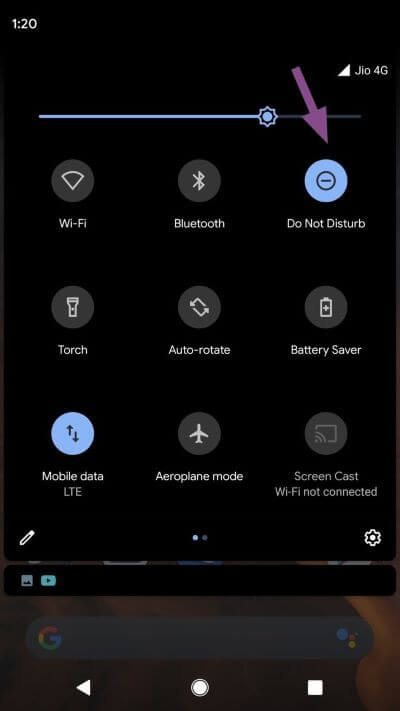 disable-DND_935adec67b324b146ff212ec4c69054f أفضل 9 إصلاحات لعدم عمل إشعارات WhatsApp على iPhone و Android