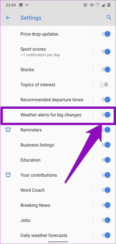 disable-weather-alerts-android-05_4d470f76dc99e18ad75087b1b8410ea9 أفضل 5 طرق لتعطيل تنبيهات الطقس على Android