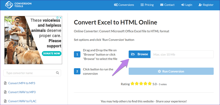 3 أفضل الطرق لتحويل Excel Sheet إلى جدول HTML - %categories