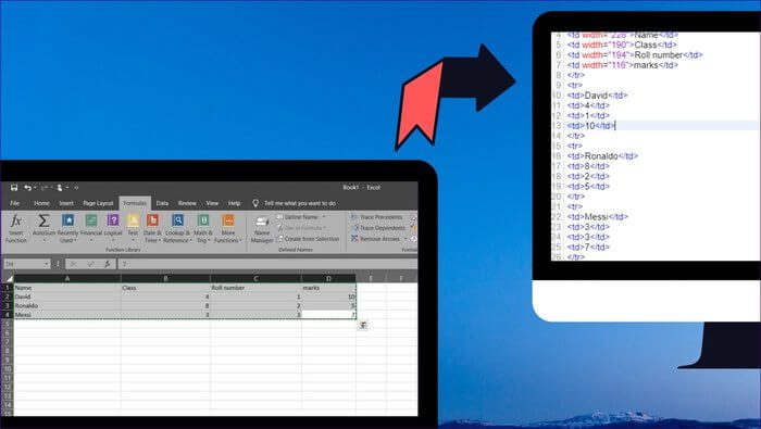 3 أفضل الطرق لتحويل Excel Sheet إلى جدول HTML - %categories