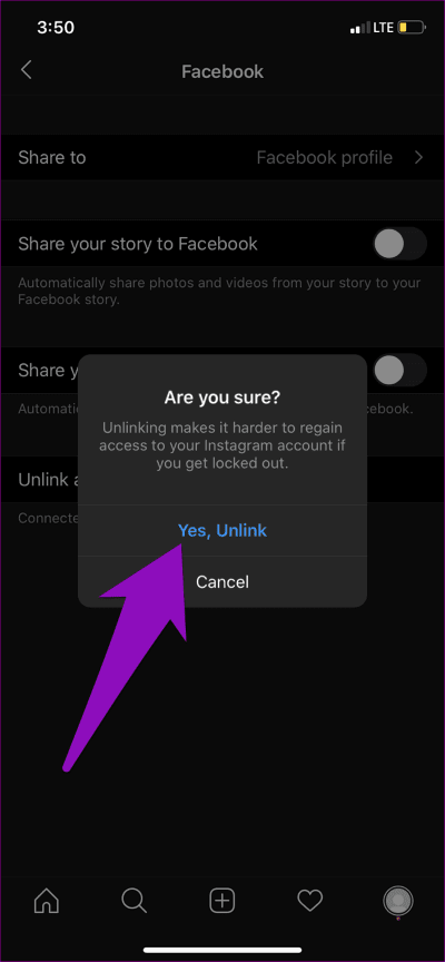 fix-igtv-videos-not-sharing-to-facebook-mobile-and-pc-07_4d470f76dc99e18ad75087b1b8410ea9 أفضل 3 إصلاحات لمشاركة مقاطع فيديو Instagram IGTV على Facebook (الهاتف المحمول والكمبيوتر الشخصي)