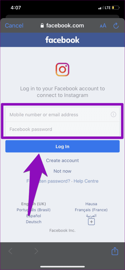 fix-igtv-videos-not-sharing-to-facebook-mobile-and-pc-11_4d470f76dc99e18ad75087b1b8410ea9 أفضل 3 إصلاحات لمشاركة مقاطع فيديو Instagram IGTV على Facebook (الهاتف المحمول والكمبيوتر الشخصي)
