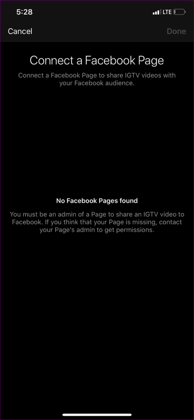 fix-igtv-videos-not-sharing-to-facebook-mobile-and-pc-17_4d470f76dc99e18ad75087b1b8410ea9 أفضل 3 إصلاحات لمشاركة مقاطع فيديو Instagram IGTV على Facebook (الهاتف المحمول والكمبيوتر الشخصي)