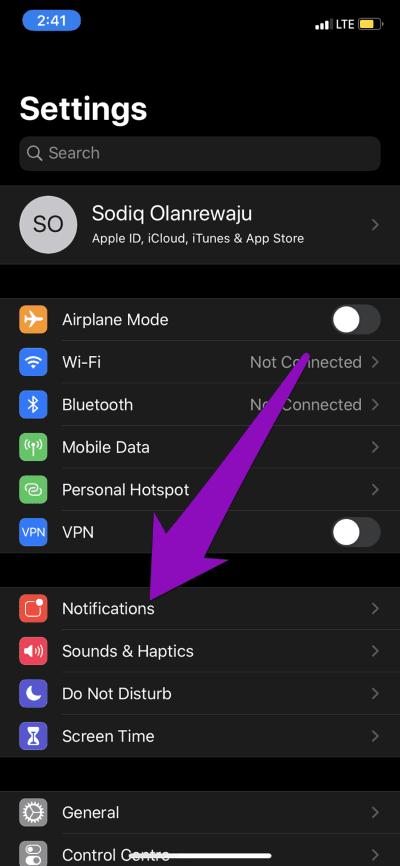 fix-imessage-notifications-not-working-on-iphone-01_4d470f76dc99e18ad75087b1b8410ea9 أفضل 7 إصلاحات لعدم عمل إشعارات iMessage على iPhone