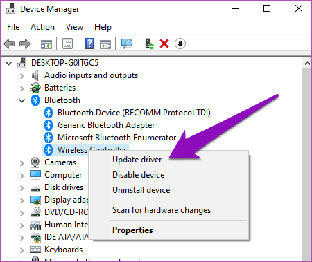 fix-windows-10-not-detecting-ps4-controller-18_4d470f76dc99e18ad75087b1b8410ea9 أفضل 4 طرق لإصلاح نظام التشغيل Windows 10 لا يكتشف جهاز تحكم PS4