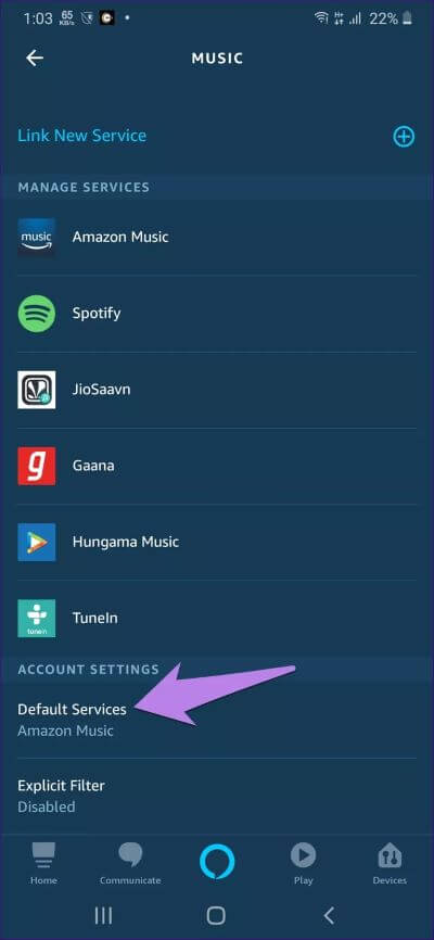 make-spotify-default-in-amazon-echo-12_4d470f76dc99e18ad75087b1b8410ea9 كيفية اختيار Spotify كخدمة الموسيقى الافتراضية على Amazon Echo