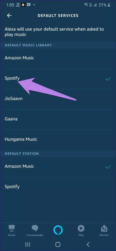 كيفية اختيار Spotify كخدمة الموسيقى الافتراضية على Amazon Echo - %categories