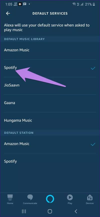 make-spotify-default-in-amazon-echo-13_4d470f76dc99e18ad75087b1b8410ea9 كيفية اختيار Spotify كخدمة الموسيقى الافتراضية على Amazon Echo