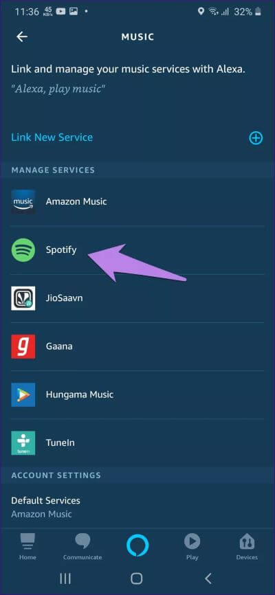 كيفية اختيار Spotify كخدمة الموسيقى الافتراضية على Amazon Echo - %categories