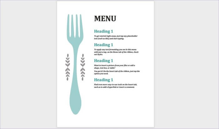 menu_935adec67b324b146ff212ec4c69054f أفضل 11 قالب Microsoft Word لإنشاء المنشورات