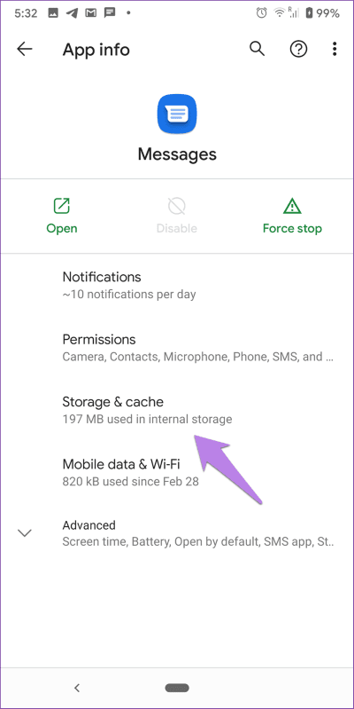 message-sending-disabled-android-11_4d470f76dc99e18ad75087b1b8410ea9 أفضل 7 إصلاحات لتوقف إرسال الرسائل في Android
