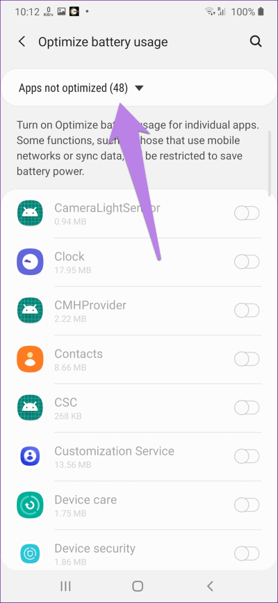 music-stops-playing-on-samsung-phone-11_4d470f76dc99e18ad75087b1b8410ea9 أفضل 8 إصلاحات لتوقف مشغل الموسيقى عند إيقاف تشغيل شاشة الهاتف لـ Samsung