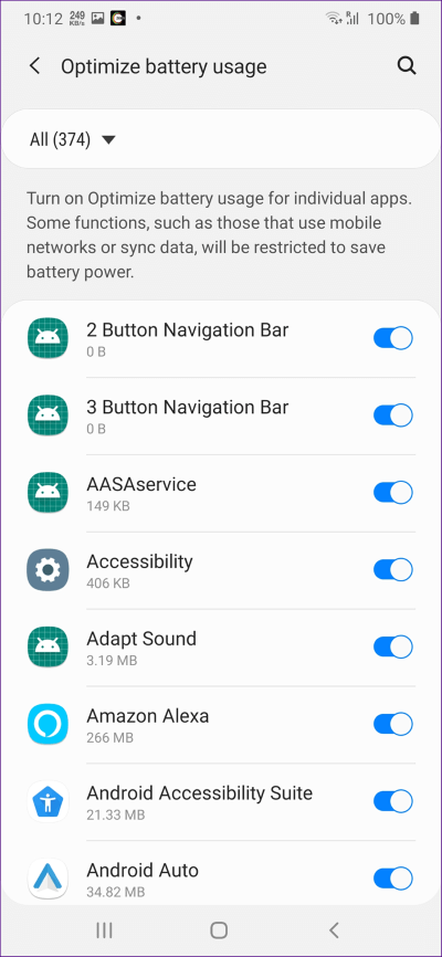 music-stops-playing-on-samsung-phone-13_4d470f76dc99e18ad75087b1b8410ea9 أفضل 8 إصلاحات لتوقف مشغل الموسيقى عند إيقاف تشغيل شاشة الهاتف لـ Samsung