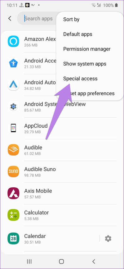 music-stops-playing-on-samsung-phone-9_4d470f76dc99e18ad75087b1b8410ea9 أفضل 8 إصلاحات لتوقف مشغل الموسيقى عند إيقاف تشغيل شاشة الهاتف لـ Samsung