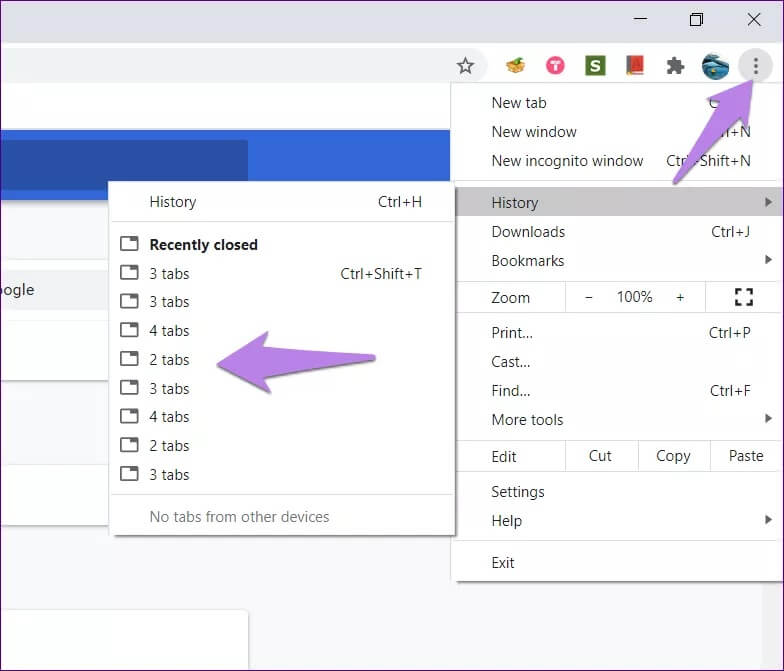 save-tabs-before-closing-chrome-3_4d470f76dc99e18ad75087b1b8410ea9 أفضل 3 طرق لحفظ علامات التبويب قبل إغلاق Chrome وكيفية استعادة علامات التبويب المفقودة