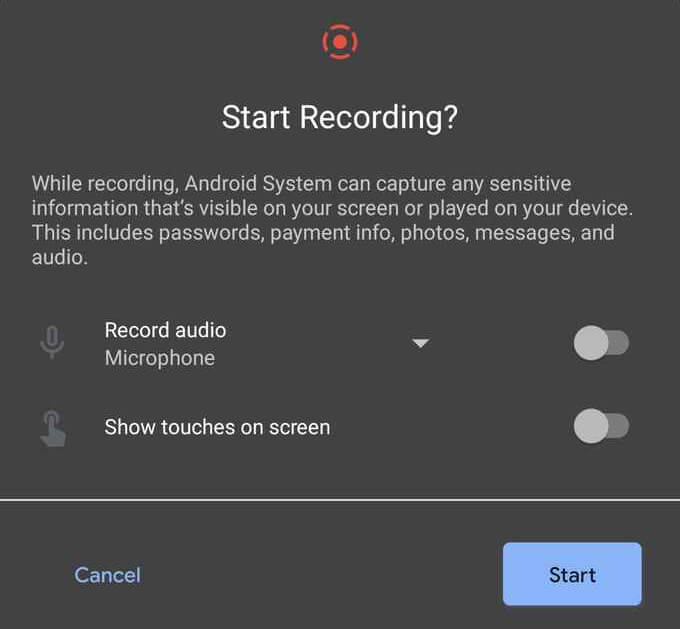 Android-11-Screen-Recorder-1 25 من أهم ميزات Android 11 التي تحتاج إلى معرفتها