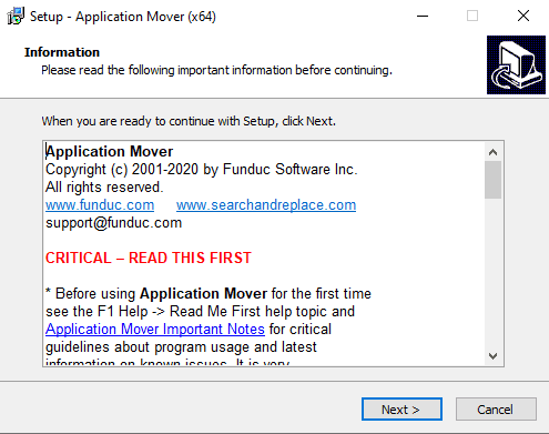 Application-Mover-setup-dialog-box-will-open-up كيفية نقل البرامج المثبتة إلى محرك أقراص آخر في Windows 10