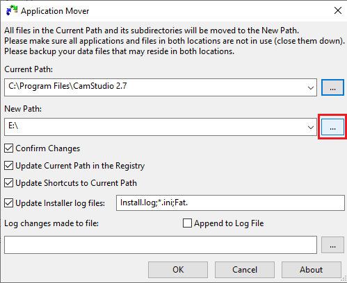 Browse-the-location-for-the-New-path-and-select-the-programme-you-want-to-move-from-the-C-d كيفية نقل البرامج المثبتة إلى محرك أقراص آخر في Windows 10