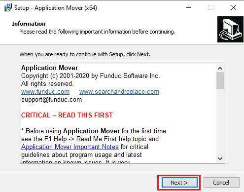 Click-on-Next-button-to-continue كيفية نقل البرامج المثبتة إلى محرك أقراص آخر في Windows 10