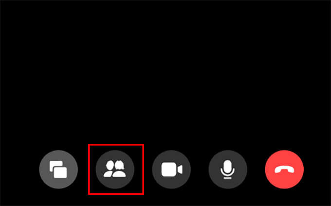 Click-on-People-Button-to-Share-Link-and-Invite-People-to-Messenger-Room كيفية استخدام Facebook Messenger Rooms لعقد مؤتمرات الفيديو