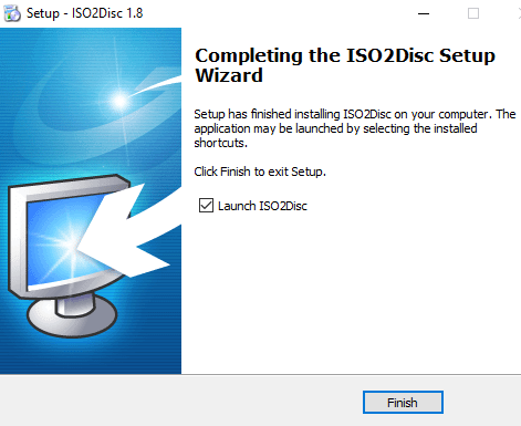 Click-on-the-Finish-button-to-finish-the-ISO-setup استعادة كلمات المرور المنسية على Windows 10 مع PCUnlocker