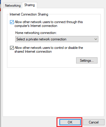 Click-on-the-OK-button ما هو محول Microsoft Virtual WiFi المصغر وكيفية تمكينه؟