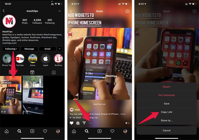 كيفية تنزيل Instagram Reels Videos على Android و iPhone - %categories