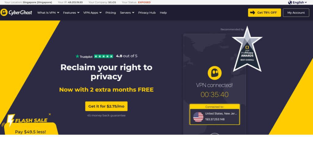 Cyberghost-1024x465-1 أفضل 9 برامج Proxy مجانية لنظام Windows 10