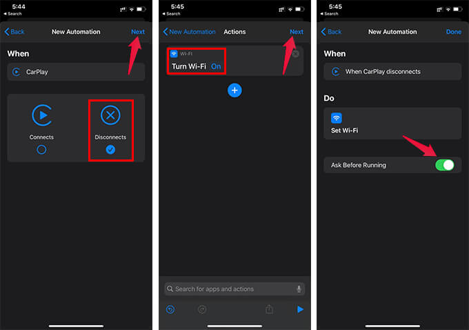 Enable-WiFi-automatically-when-iPhone-Disconnects-CarPlay كيفية تعطيل Wi-Fi تلقائيا على iPhone أثناء القيادة
