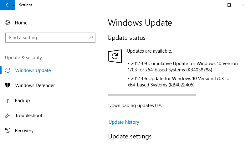 إصلاح خطأ عدم تثبيت تحديثات Windows 10 - %categories