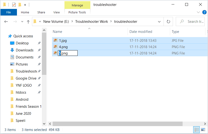 How-To-Rename-Multiple-Files-In-Bulk-On-Windows-10 كيفية إعادة تسمية ملفات متعددة بشكل مجمّع على Windows 10