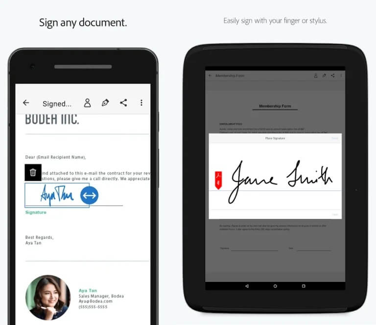 How-to-electronically-sign-a-PDF-document-on-Android-768x664-1 توقيع مستندات PDF إلكترونيًا بدون الطباعة والمسح الضوئي لهم