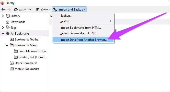 Import-Chrome-Passwords-Bookmarks-to-Firefox-2_4d470f76dc99e18ad75087b1b8410ea9 كيفية استيراد الإشارات المرجعية من Chrome وكلمات المرور إلى Firefox