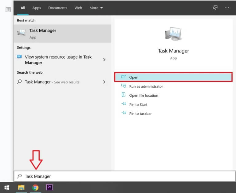 Launch-Task-Manager-directly-by-pressing-the-key-combination-ctrl-shift-esc-768x629-1 إصلاح رسالة استخدام CPU عالي Audio Device Graph Isolation high CPU usage
