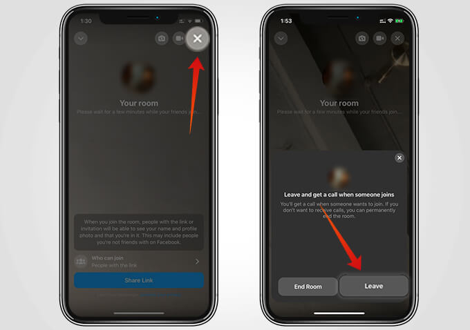 Leave-and-Schedule-Video-Conferencing-on-Messenger-Rooms كيفية استخدام Facebook Messenger Rooms لعقد مؤتمرات الفيديو