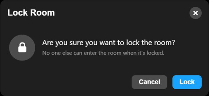 Lock-Messenger-Room-Prompt-on-Web كيفية استخدام Facebook Messenger Rooms لعقد مؤتمرات الفيديو