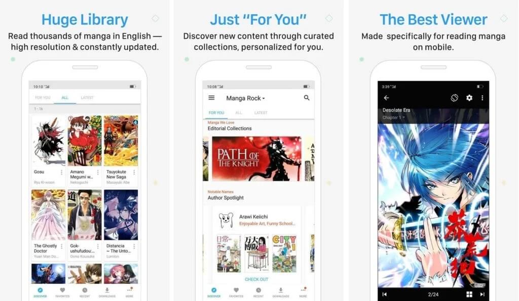 Manga-Rock-1024x595-1 14 من أفضل تطبيقات قارئ Manga للـ Android
