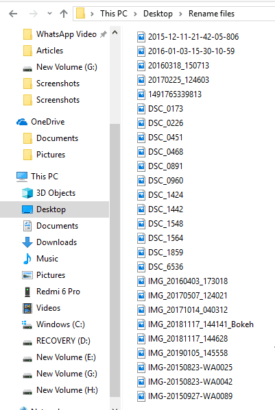 Open-the-folder-whose-files-you-want-to-rename-2 كيفية إعادة تسمية ملفات متعددة بشكل مجمّع على Windows 10