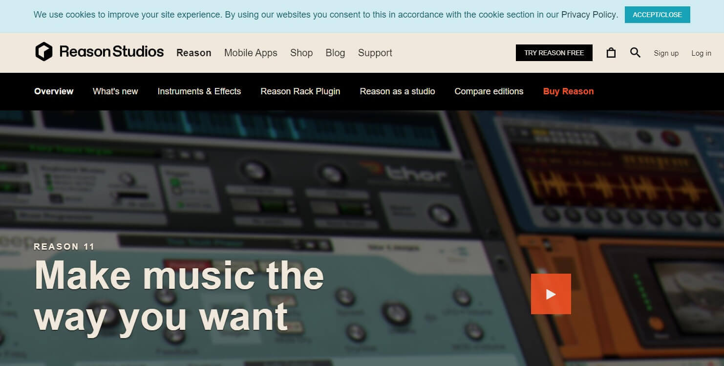 Propellerhead أفضل 9 برامج لإنتاج الموسيقى الشعبية لمستخدمي الكمبيوتر الشخصي