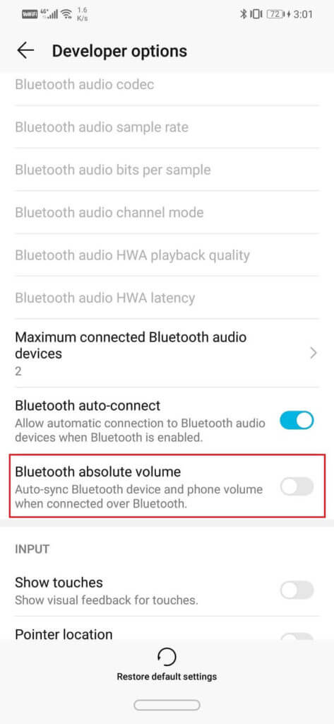 إصلاح انخفاض مستوى صوت سماعات Bluetooth على Android - %categories