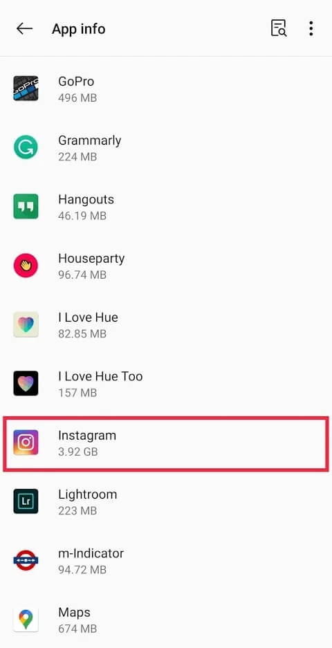 Search-for-‘Instagram’-and-tap-on-it-to-open-1 إشعارات Instagram لا تعمل؟ إليك 9 طرق لإصلاحها!