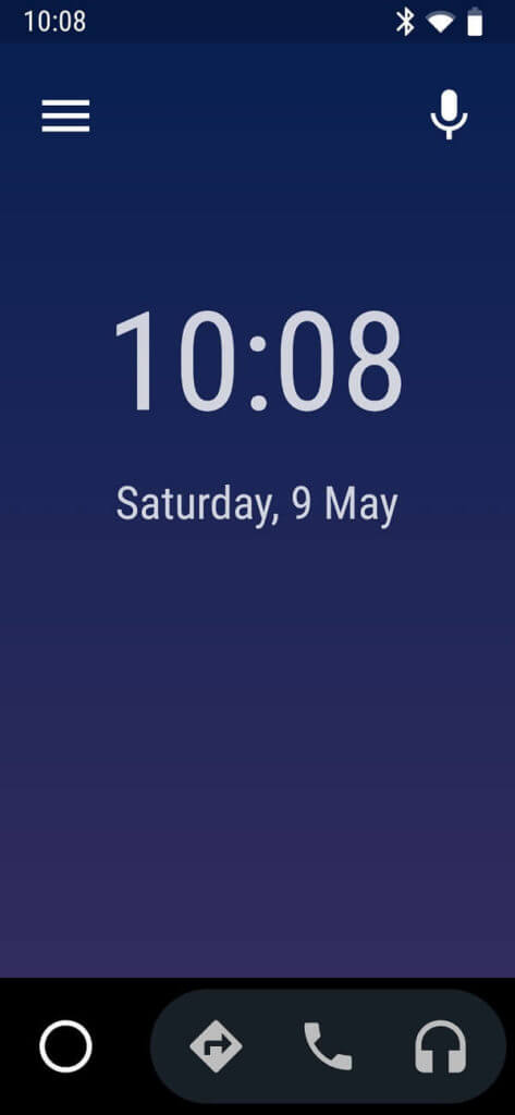 Tap on the hamburger icon on the top left hand side of the screen 473x1024 1 - إصلاح مشاكل الأعطال والاتصال في Android Auto